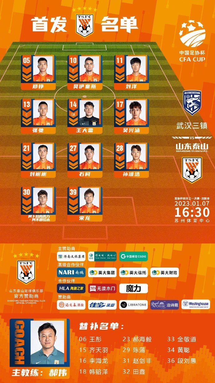 费莱尼克雷桑缺席，泰山面临考验