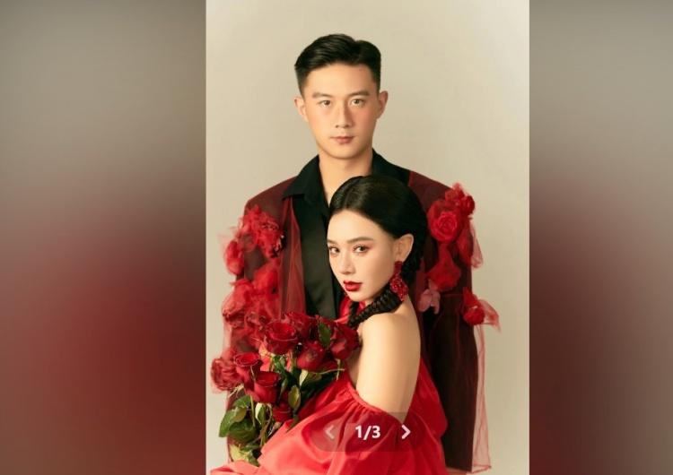 爱心满满的婚纱照分享